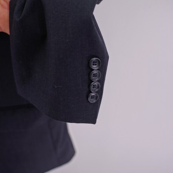 Pronto Uomo Wool Charcoal Gray 2 Button Blazer 48L Tagged 50R - Picture 3 of 12